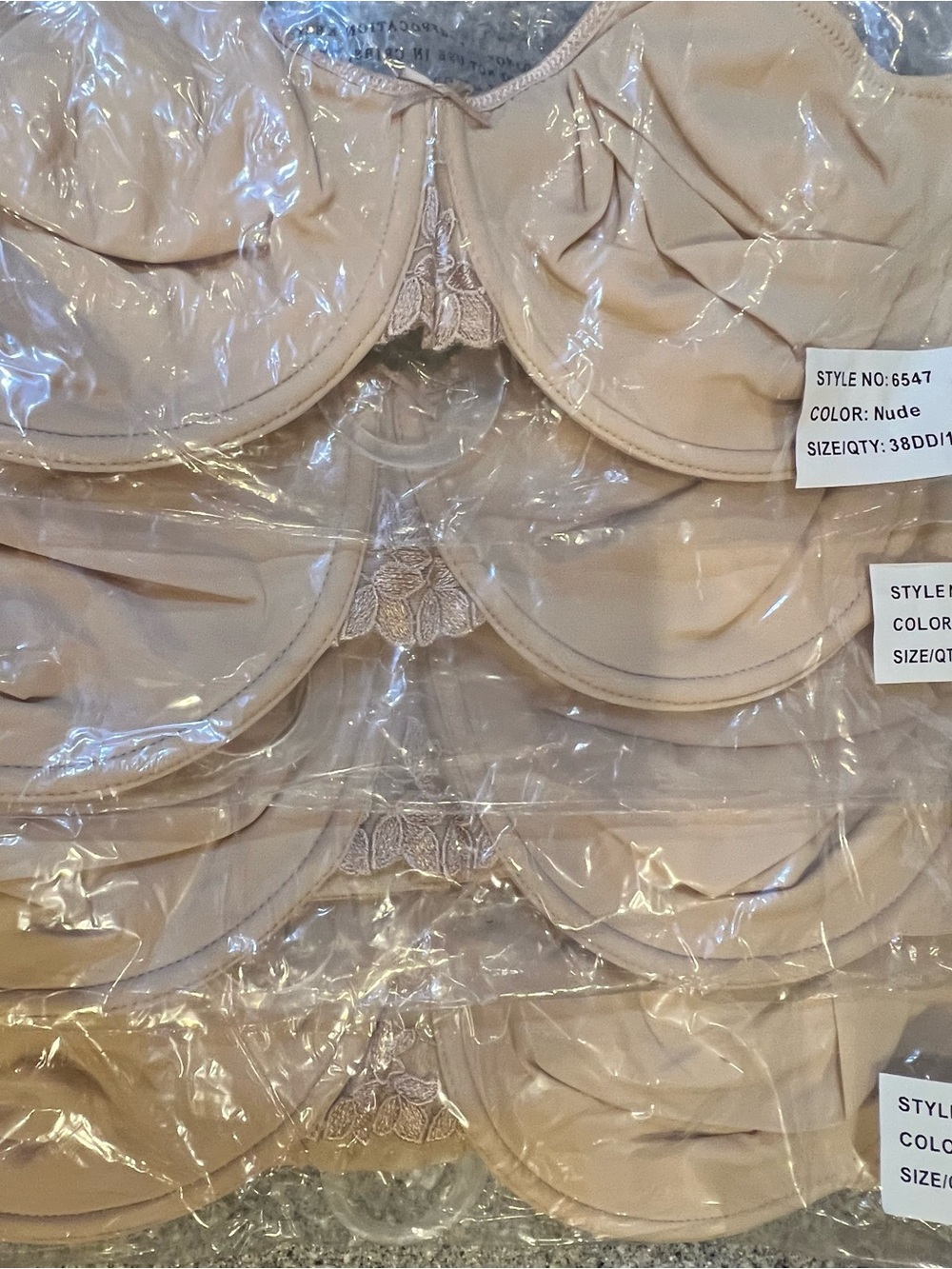 Avenue Nude Underwire Bra with Lace Trim-Proceeds benefit a cure